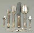 Partial Dutch 833 Silver Flatware Service