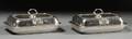 Pair of George III Paul Storr Silver Convertible Covered Entree Dishes