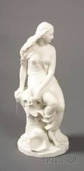 Mintons Parian Figure of Miranda