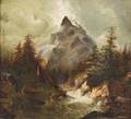 American School 19th Century Alpine Torrents