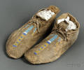Plains Beaded Hide Moccasins