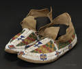 Central Plains Beaded Hide Moccasins