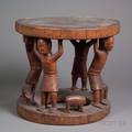 Philippine Carved Wood Stool
