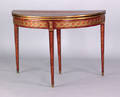 Regency parquetry games table early 19th c