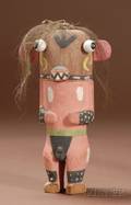 Southwest Polychrome Carved Wood Ogre Katcina