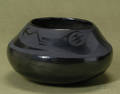 Southwest Black on Black Pottery Bowl