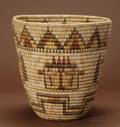 Southwest Polychrome Coiled Basketry Bowl