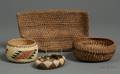 Four Western Basketry Items