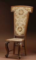 Northeast Quilled Rococo Revival Chair