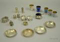 Group of Assorted Sterling Silver Silver and Metal Tableware Articles