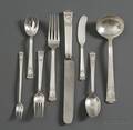Seventytwo Piece Tiffany  Co Sterling Silver San Lorenzo Pattern Partial Flatware Set