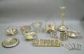 Approximately Twentythree Sterling and Silver Plated Tableware Items