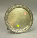 Victorian Renaissance Revival Silver Plated Footed Salver