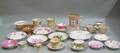 Twentynine Pieces of Assorted English Pink Lustre Tea and Tableware