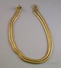 Modern 14kt Gold Necklace