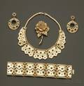 Marcel Boucher Designed Earrings Bracelet and Necklace Suite