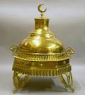 Turkish Brass Footed Brazier