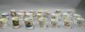 Collection of Twentyone Late Victorian Porcelain Shaving Mugs Moustache Cups and Mugs