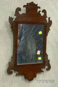 Chippendale Mahogany and Mahogany Veneer Mirror