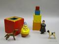 Lot of Folk Art Figures and Painted Toys