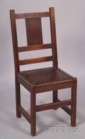 Arts  Crafts Oak Side Chair