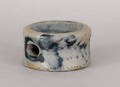 Miniature American stoneware spittoon 19th c