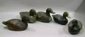 Five Carved and Painted Wooden Duck Decoys