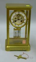 French Crystal Regulator Clock