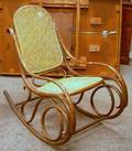 Caned Bentwood Rocking Armchair
