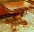 Empire Mahogany and Mahogany Veneer Card Table