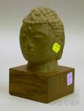 Carved Stone Head of the Buddha