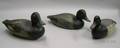 Three Carved and Painted Wooden Duck Decoys
