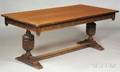 Elizabethan Style Oak Refectory Table