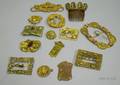 Group of Art Nouveau Gilt Metal Accessories and Jewelry