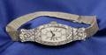 Art Deco Ladys Platinum and Diamond Wristwatch
