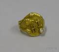Mans 14kt Gold and Diamond Ring
