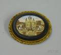 Italian 14kt Gold Mounted Micro Mosaic Brooch