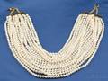 Cultured Pearl MultiStrand Bib Necklace