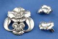 Two Sterling Silver Jewelry Items Georg Jensen