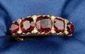 18kt Gold Red Spinel and Diamond Ring