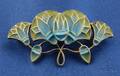 Art Nouveau Pliquea Jour Enamel Brooch
