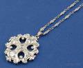 14kt White Gold and Diamond Pendant