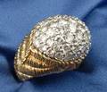 18kt Gold Platinum and Diamond Ring Van Cleef  Arpels
