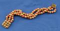 Antique 14kt Gold and Coral Bracelet