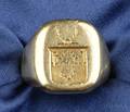 Gentlemans 18kt Gold Signet Ring Tiffany  Co