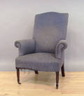 Regency mahogany wing chair