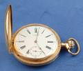 18kt Gold Hunting Case Pocket Watch Longines