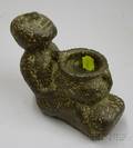 Reproduction Carved Stone Effigy Pipe