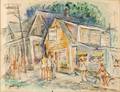 Charles Peter Demetropoulos American 19121976 The Cottage Restaurant Provincetown