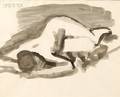 David Park American 19111960 Female Nude Reclining